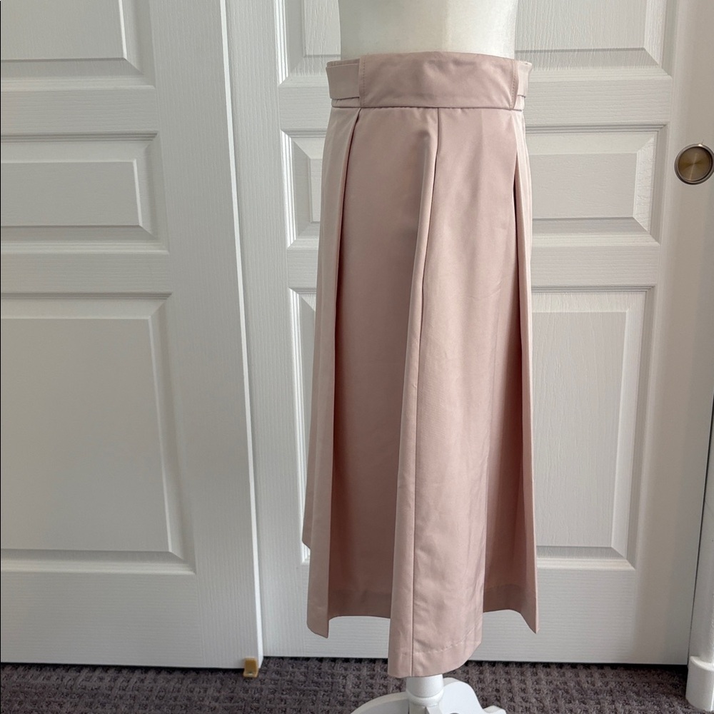 Zara Basic Collection Classic Pleated Midi Skirt … - image 3